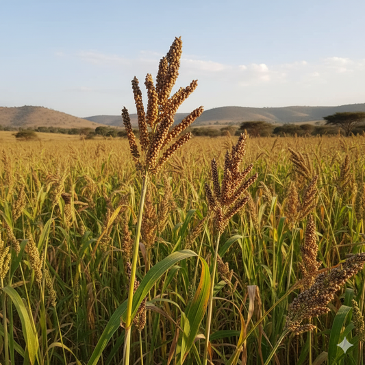Finger millet: Also known as Ragi
